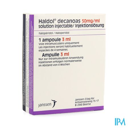 Haldol Decanoas Amp 1 X 3ml 50mg/ml