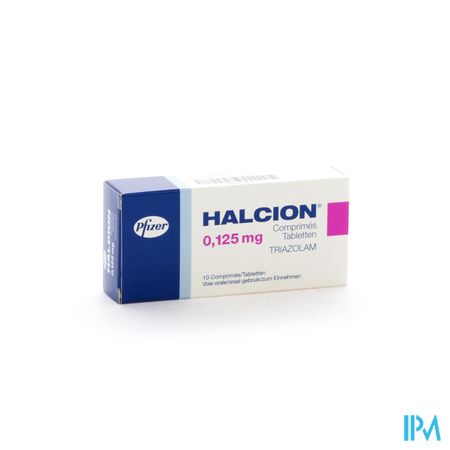 Halcion Tabl 10 X 0,125mg