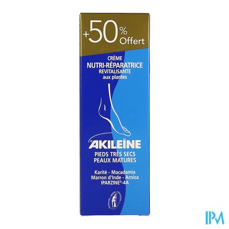 Akileine Cr Repar. Pieds Tres Secs 75ml Promo -50% 3