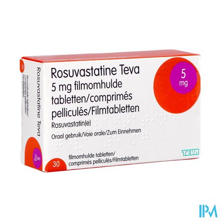 Rosuvastatine Teva 5mg Filmomh Tabl 30 1