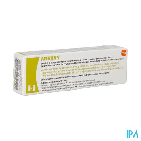 Arexvy 120mcg Pdr & Susp Inj Rsv Fl 1x0,5ml