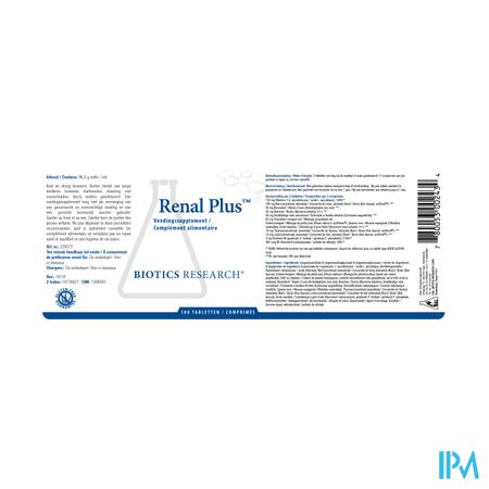 Renal Plus Biotics Comp 180 2
