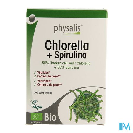 Physalis Chlorella + Spirulina Bio Comp 200 2