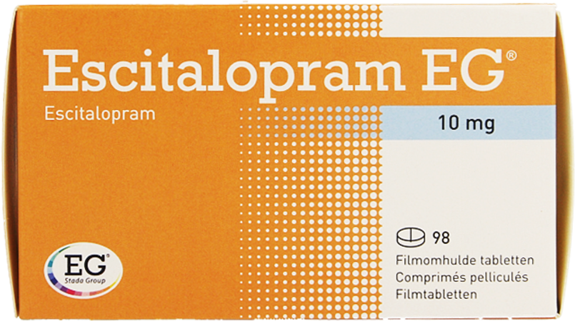Escitalopram EG 10 Mg Filmomh Tabl 98 X 10 Mg 1