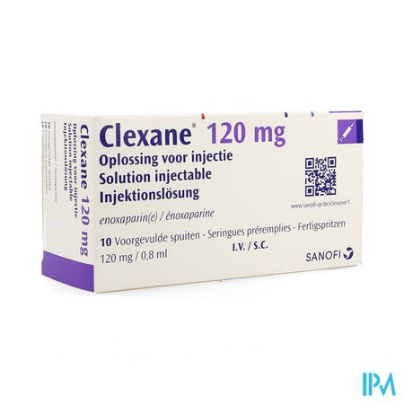 Clexane Ser Inj 10 X120 mg/0,8ml