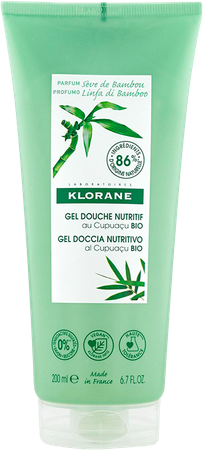 Klorane Lichaam Douchegel Seve Bamboe 200ml Nf 2