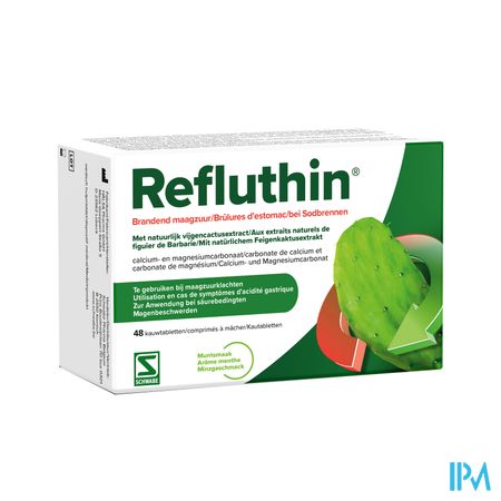 Refluthin Menthe Comp A Croquer 48