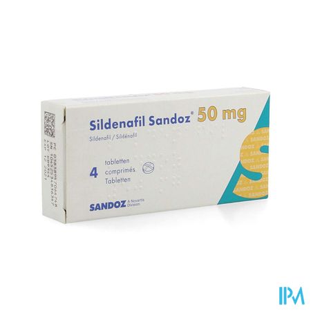 Sildenafil Sandoz 50mg Filmomh 4x 50mg