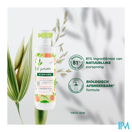 Klorane Petit Junior Sh Perzik Ontwar. 500ml Nf 4