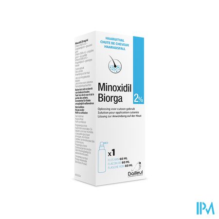 Minoxidil Biorga 2% Sol Cutanee Coffret Fl 1x60ml