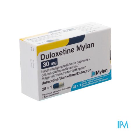 Duloxetine Mylan Maagsapresist Caps 28x30mg