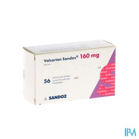 Valsartan Sandoz 160mg Filmomh Tabl 56 X 160mg