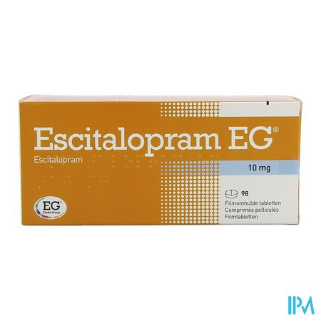 Escitalopram Eg Pi Pharma 10mg Filmomh Tabl 98 Pip 1