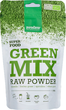 Purasana Vegan Green Mix Pdr 200g Be-bio-02 2
