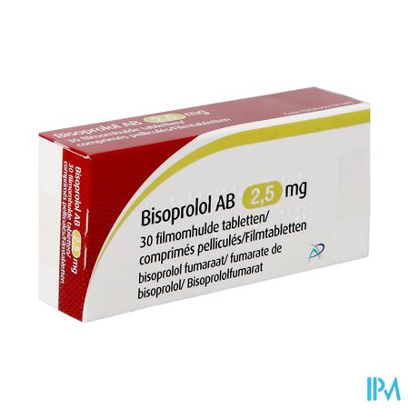Bisoprolol Ab 2,5mg Filmomh Tabl 30