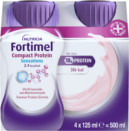 Fortimel Compact Protein Verfriss.vruchten 4x125ml 3