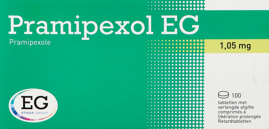 Pramipexol EG 1,05Mg Verlengde Afgifte Tabl 100 1
