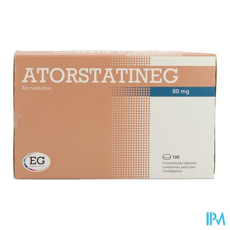 Atorstatineg 80Mg Filmomh Tabl 100 1