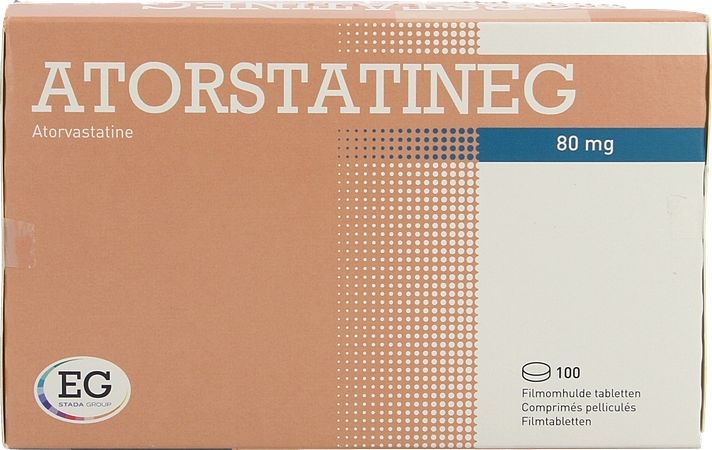Atorstatineg 80Mg Filmomh Tabl 100 1