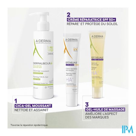 Aderma Epitheliale Creme Spf50+ A/vlekken 40ml 13