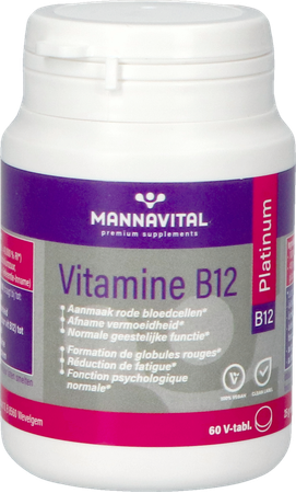Mannavital Vitamine B12 Platinum V-tabl 60 Nf 8