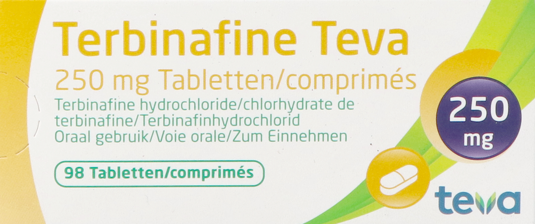 Terbinafine Teva Comp 98 X 250mg 1