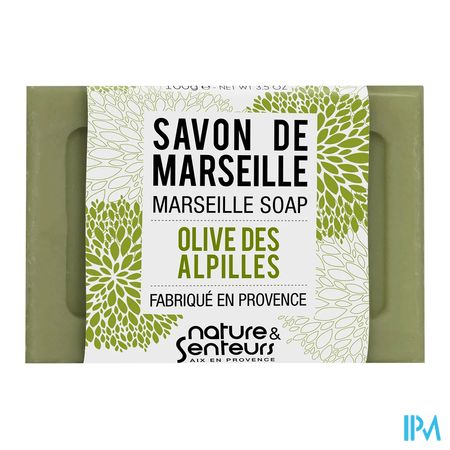Nature&senteurs Savon Marseille Olive Alpilles100g 1