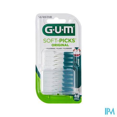 Gum Softpicks Plast-ctc Fluor Origin. Large 40 634