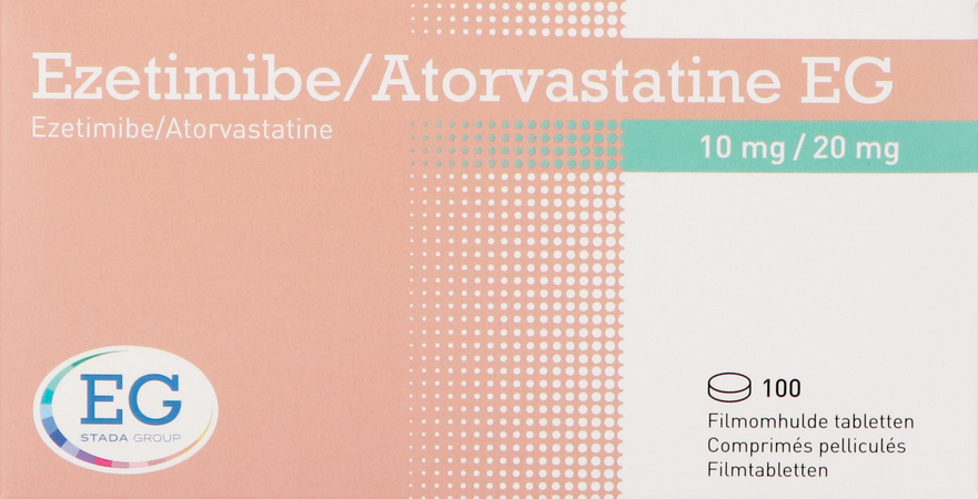 Ezetimibe/Atorvastatine EG 10Mg/20Mg Comp Pell 100 2