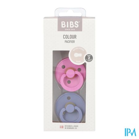 Bibs 2 Tetine Duo Bubblegum/peri 1