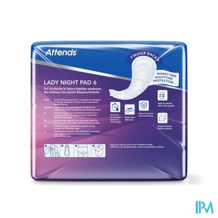 Attends Lady Night Pad 1x30 1