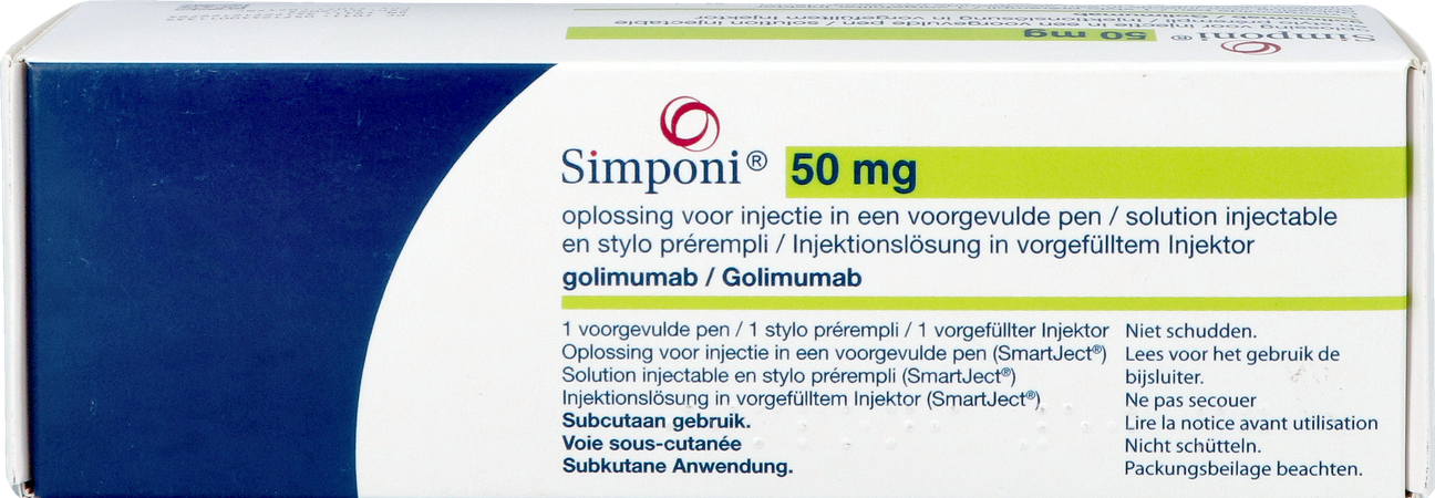 Simponi 50mg Orifarm Opl Inj Voorgevulde Pen 1 1