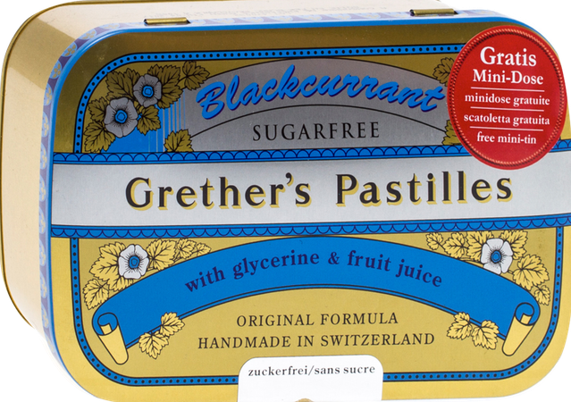 Grether's Pastilles Blackcurrant Ss Past 440g 1
