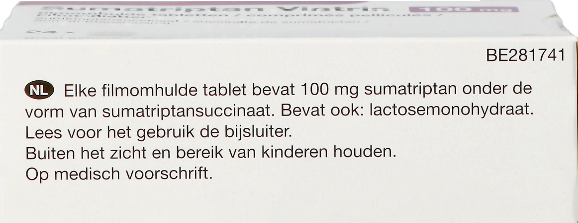 Sumatriptan Viatris 100mg Filmomh Tabl 24 5
