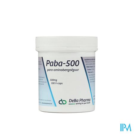 Paba Caps 100x500mg Deba