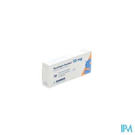 Quetiapin Sandoz Filmomh Tabl 10 X 25mg 1