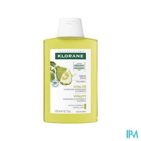 Klorane Capil. Sh Pulpe Cedrat 200ml Nf 2