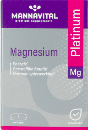 Mannavital Magnesium Platinum Nf Tabl 90 8