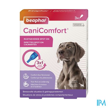 Beaphar Canicomfort Spot On Calmant 3x1ml 1