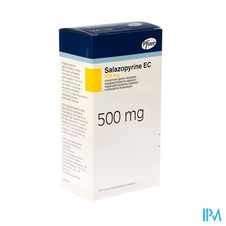 Salazopyrine Ec Drag 300 X 500mg