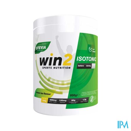 Win2 Isotonic Lemon Tea Pdr 800g