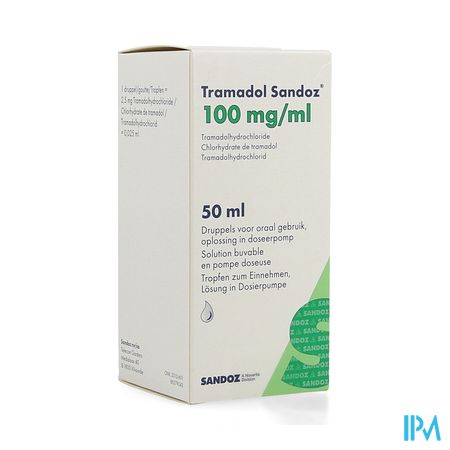 Tramadol 100mg/ml Sandoz Doseerpomp 50ml