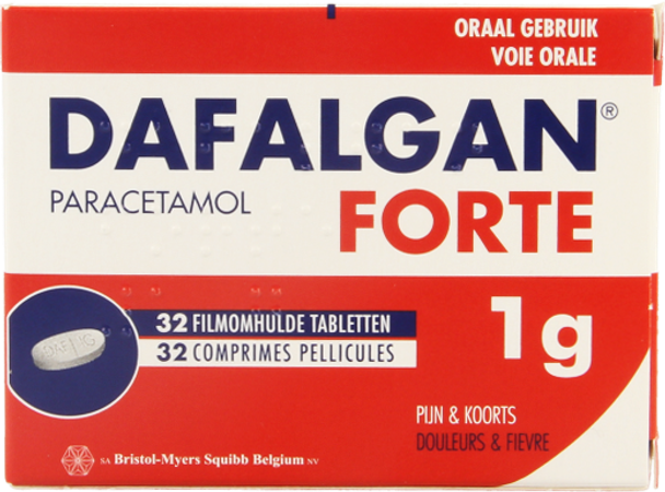 Dafalgan Forte 1g Impexeco Comp Pell 32 X 1g Pip 1