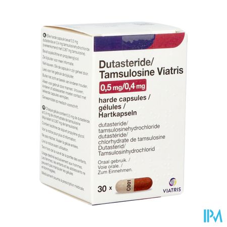 Dutasteride Tamsulosine Viatris 0,5mg/0,4mg Caps30