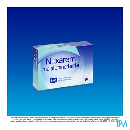 Noxarem Melatonine Forte 5mg Comp 30 9