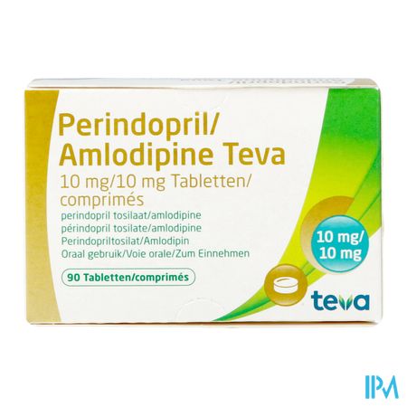 Perindopril Amlodipine Teva 10mg/10mg Comp 90 3