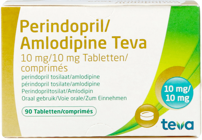 Perindopril Amlodipine Teva 10mg/10mg Comp 90 3