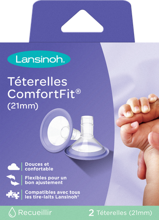 Lansinoh Teterelles Comfort Fit 2x21mm 1