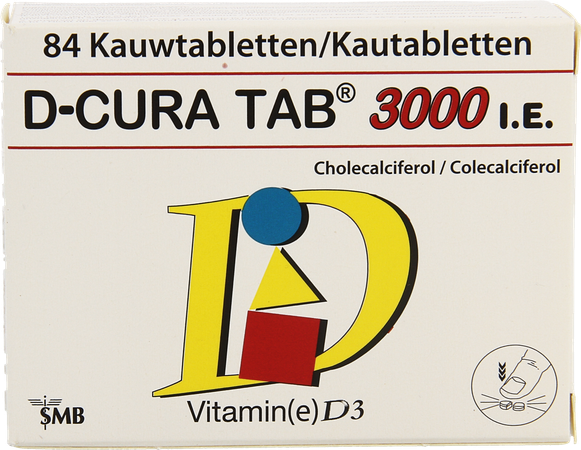 D-cura Tab 3000 Kauwtabletten 84 5