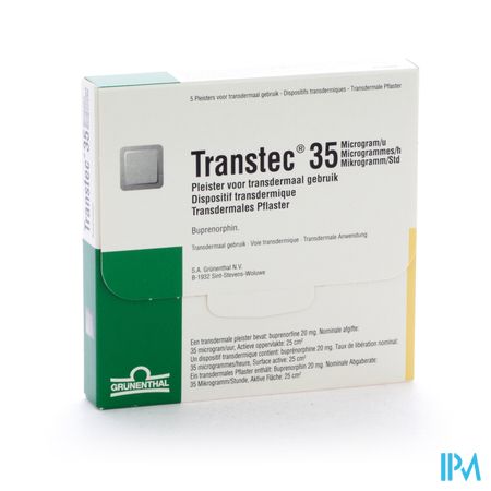 Transtec 35,0mcg/u Patch 5